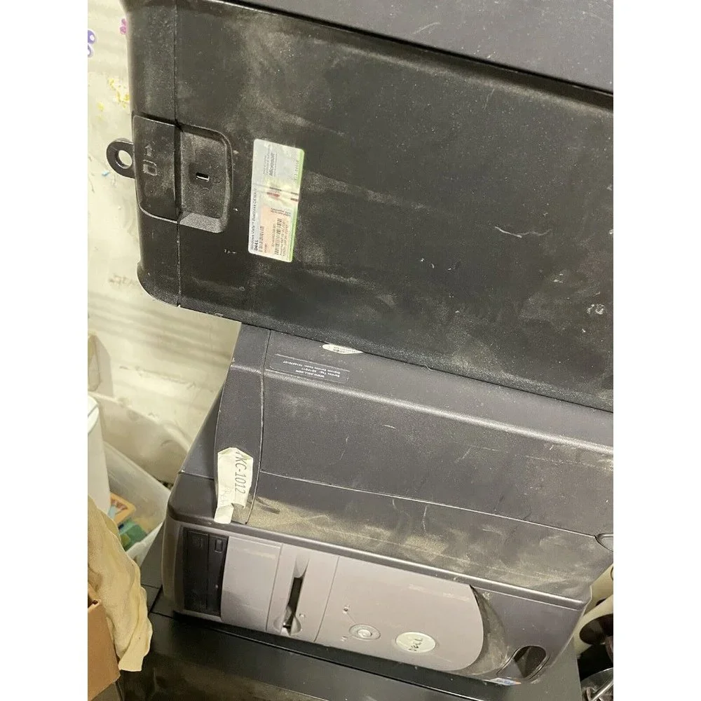Lot 13 Dell Desktop Computers, 1 Server, 1 Canon Printer, 2 Monitors, 3 Keyboard